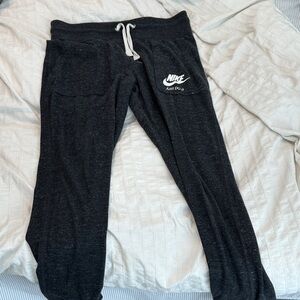 Nike Kids Charcoal Joggers with Logo